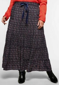 Sheego A-Linien-Rock - Nachtlila