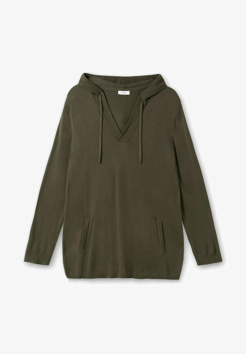 Sheego PULLOVER - Kapuzenpullover - Dunkeloliv 7 Sheego PULLOVER - Kapuzenpullover - Dunkeloliv – Bild 5