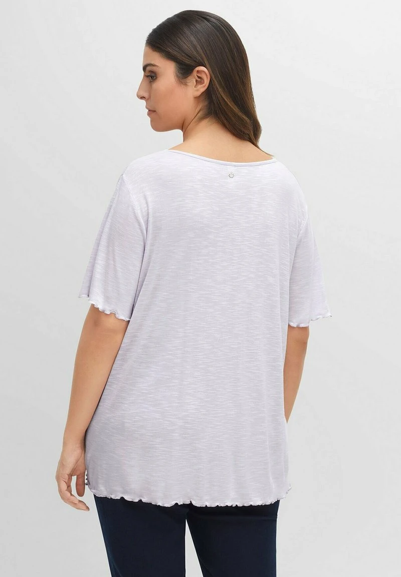 Sheego T-Shirt Basic - Lavendel 4 Sheego T-Shirt Basic - Lavendel – Bild 2