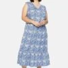 Sheego MIDI - Freizeitkleid - Weiß Bedruckt -Sheego 8d307ba357ec45c5832f001118bf3cd2