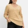 Sheego Strickpullover - Beigefarben Meliert 1 Sheego Strickpullover - Beigefarben Meliert -Sheego 8d3b350ada904fbf9ac45823740200bd