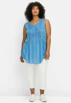 Sheego Bluse - Azurblau 9 Sheego Bluse - Azurblau -Sheego 8da7d220a6224fa28a438299a2f29923