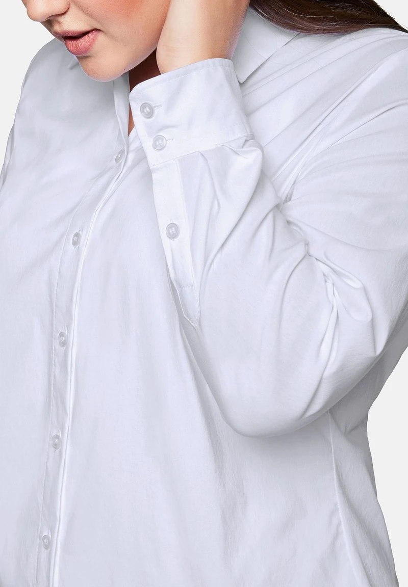 Sheego Hemdbluse - White 6 Sheego Hemdbluse - White – Bild 4