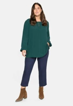 Sheego Stoffhose - Marine