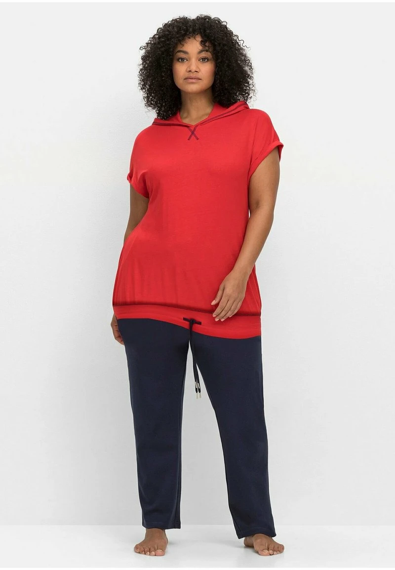 Sheego T-Shirt Basic - Mohnrot 4 Sheego T-Shirt Basic - Mohnrot – Bild 2