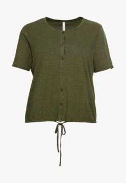 Sheego Strickjacke - Dunkeloliv 12 Sheego Strickjacke - Dunkeloliv -Sheego 8fee89fe42a548e1bed277dee7789c7f