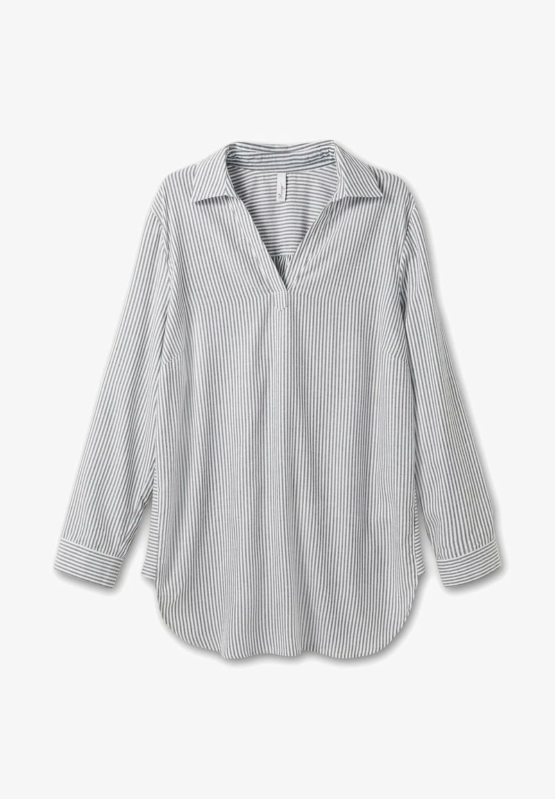 Sheego Bluse - Schwarz Gestreift 8 Sheego Bluse - Schwarz Gestreift – Bild 6