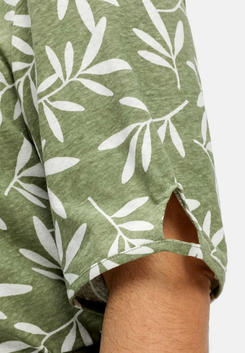 Sheego T-Shirt Print - Khaki Gemustert 6 Sheego T-Shirt Print - Khaki Gemustert – Bild 4