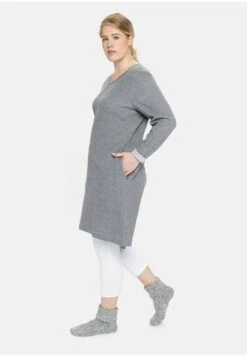 Sheego Freizeitkleid - Dunkelgrau Meliert 10 Sheego Freizeitkleid - Dunkelgrau Meliert -Sheego 911d190b18d941eeb72f3e1aad4da72f