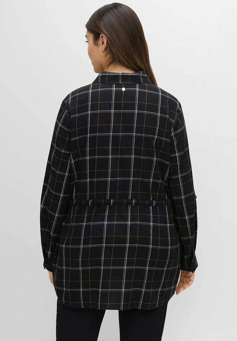 Sheego Hemdbluse - Schwarz Gemustert 5 Sheego Hemdbluse - Schwarz Gemustert – Bild 3