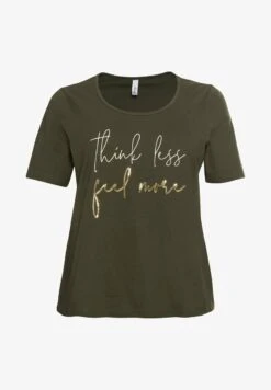 Sheego T-Shirt Print - Dunkeloliv 12 Sheego T-Shirt Print - Dunkeloliv -Sheego 92810e3b31af4a209628f905b54ed17e