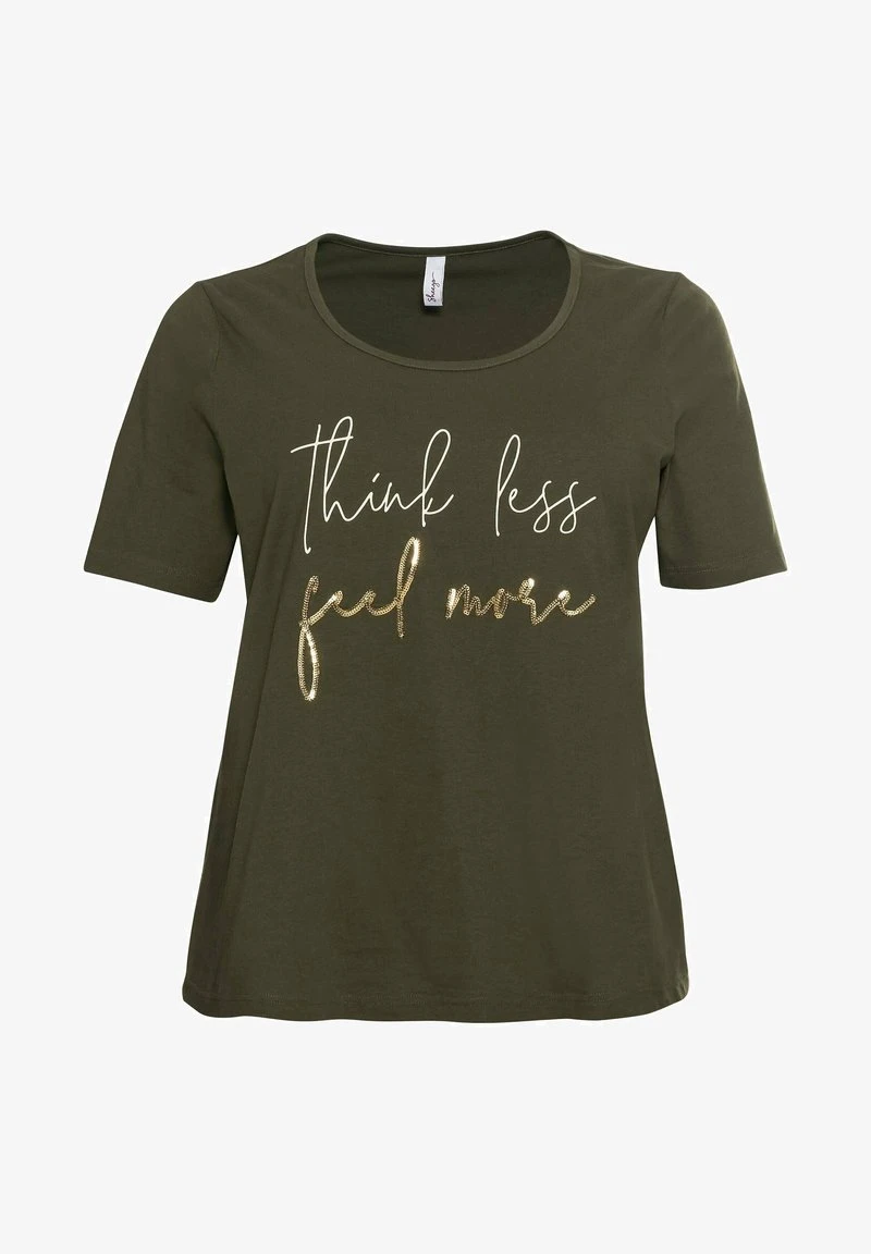 Sheego T-Shirt Print - Dunkeloliv 7 Sheego T-Shirt Print - Dunkeloliv – Bild 5