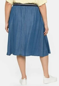 Sheego MIDI - A-Linien-Rock - Light Blue Denim 11 Sheego MIDI - A-Linien-Rock - Light Blue Denim -Sheego 928b7507e1d543b583bdeadd817e716b