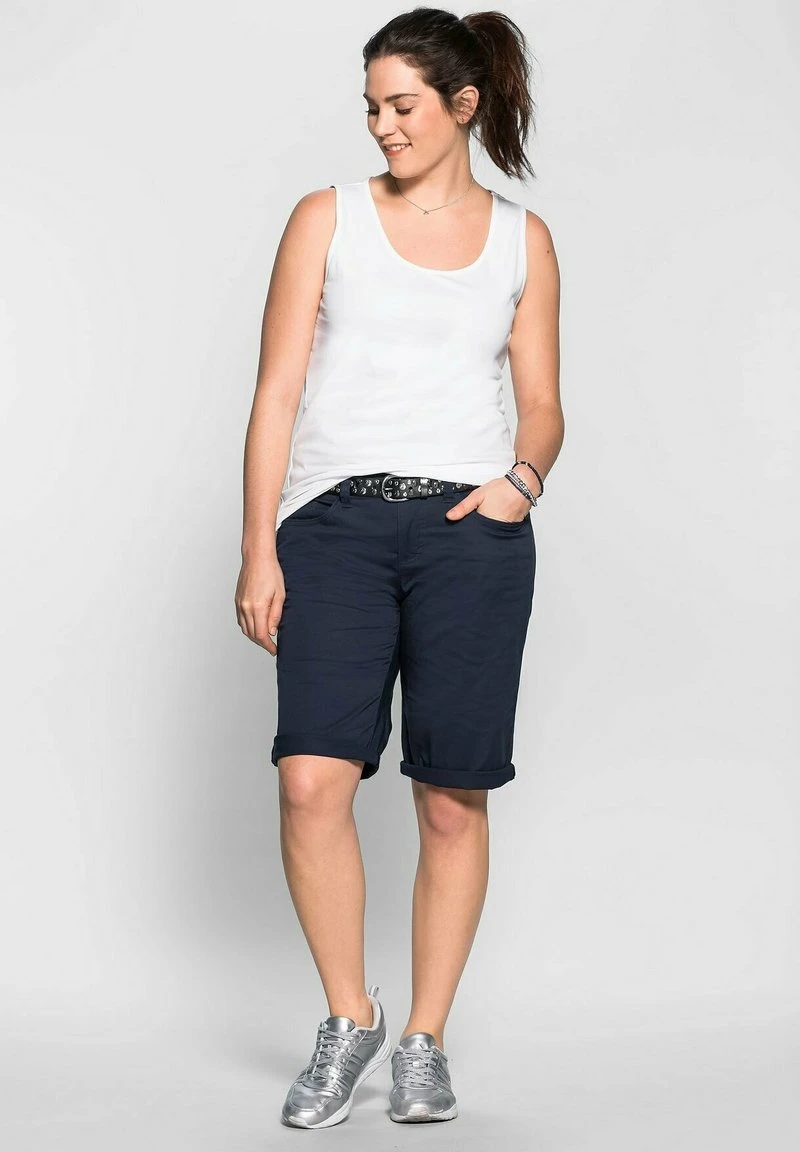 Sheego Jeans Shorts - Marine 4 Sheego Jeans Shorts - Marine – Bild 2