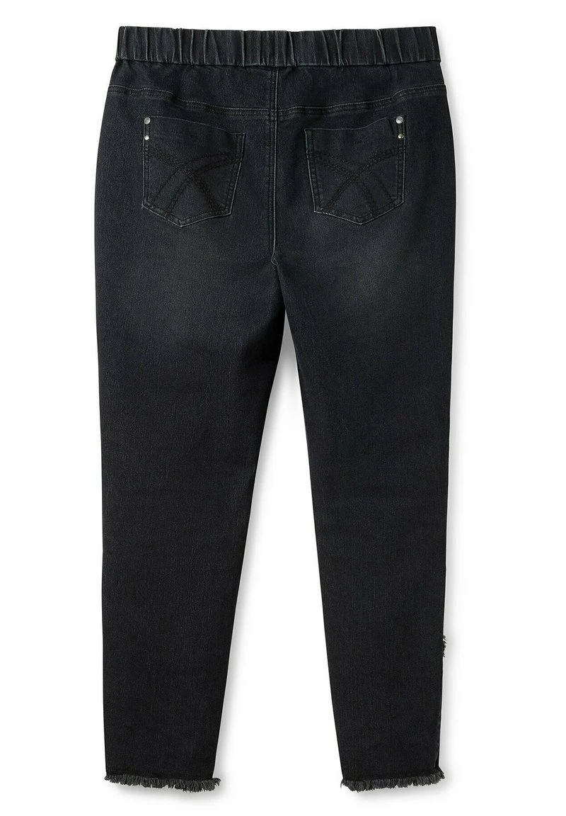 Sheego Jeans Slim Fit - Black Denim 8 Sheego Jeans Slim Fit - Black Denim – Bild 6