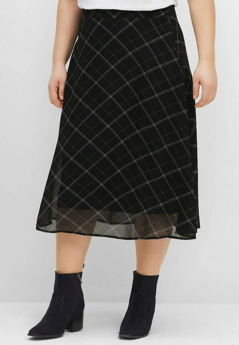 Sheego A-Linien-Rock - Schwarz Gemustert 3 Sheego A-Linien-Rock - Schwarz Gemustert