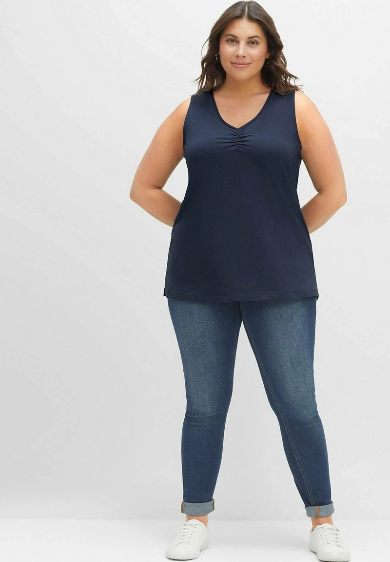 Sheego Top - Nachtblau 4 Sheego Top - Nachtblau – Bild 2