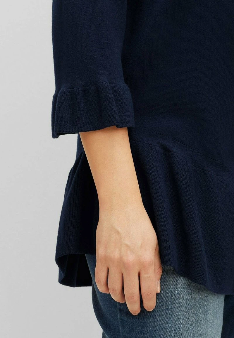 Sheego Strickpullover - Nachtblau 6 Sheego Strickpullover - Nachtblau – Bild 4