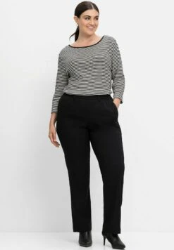 Sheego Stoffhose - Schwarz