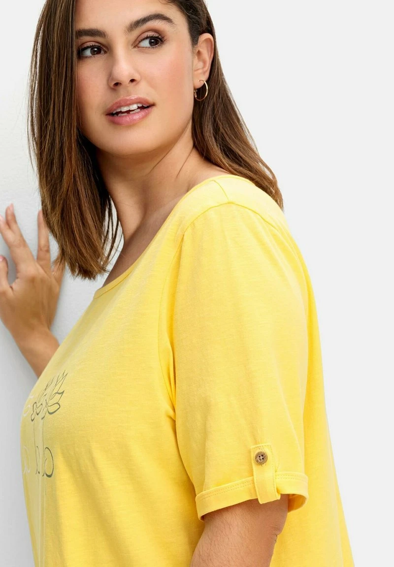 Sheego Bluse - Gelb 6 Sheego Bluse - Gelb – Bild 4