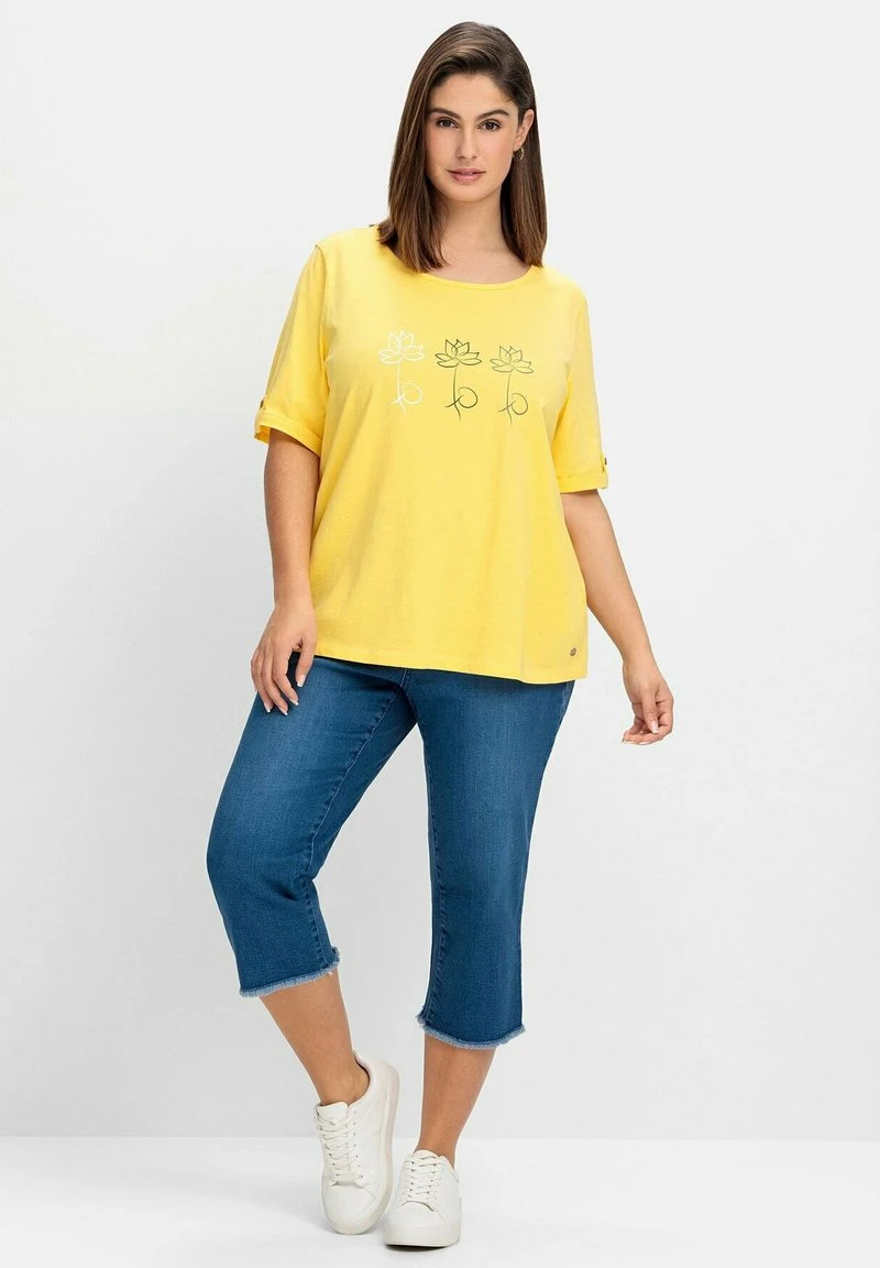 Sheego Bluse - Gelb 4 Sheego Bluse - Gelb – Bild 2