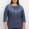 Sheego Langarmshirt - Indigo Bedruckt -Sheego 94c2ffb053c94c39874a343e11eaf44b
