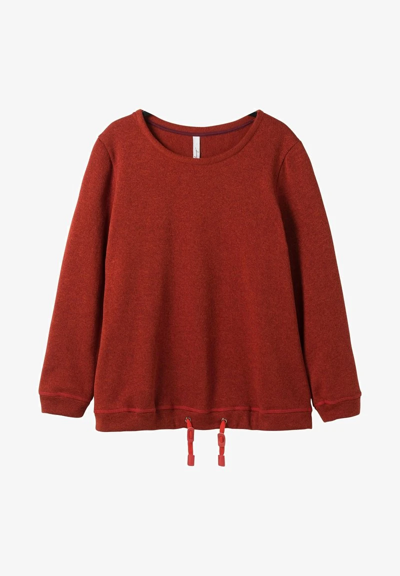 Sheego Strickpullover - Rostrot Meliert 7 Sheego Strickpullover - Rostrot Meliert – Bild 5