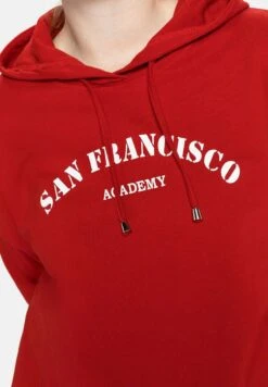 Sheego Kapuzenpullover - Karminrot -Sheego 9711c0731af9493684536893013086b7