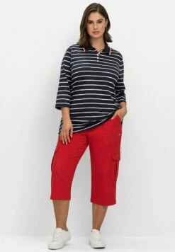 Sheego Poloshirt - Nachtblau Gestreift 9 Sheego Poloshirt - Nachtblau Gestreift -Sheego 972af356e6254f1bacc3946edad8ca73