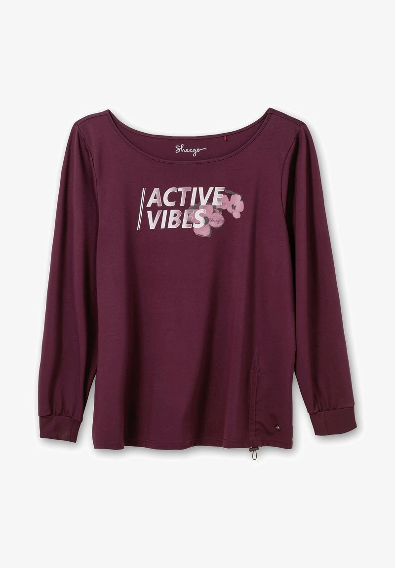 Sheego FUNKTIONS - Sweatshirt - Aubergine 7 Sheego FUNKTIONS - Sweatshirt - Aubergine – Bild 5