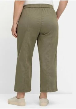 Sheego WEITE 7/8-HOSE - Stoffhose - Khaki 10 Sheego WEITE 7/8-HOSE - Stoffhose - Khaki -Sheego 996bb20c58454c5ea4bdb5e839834150