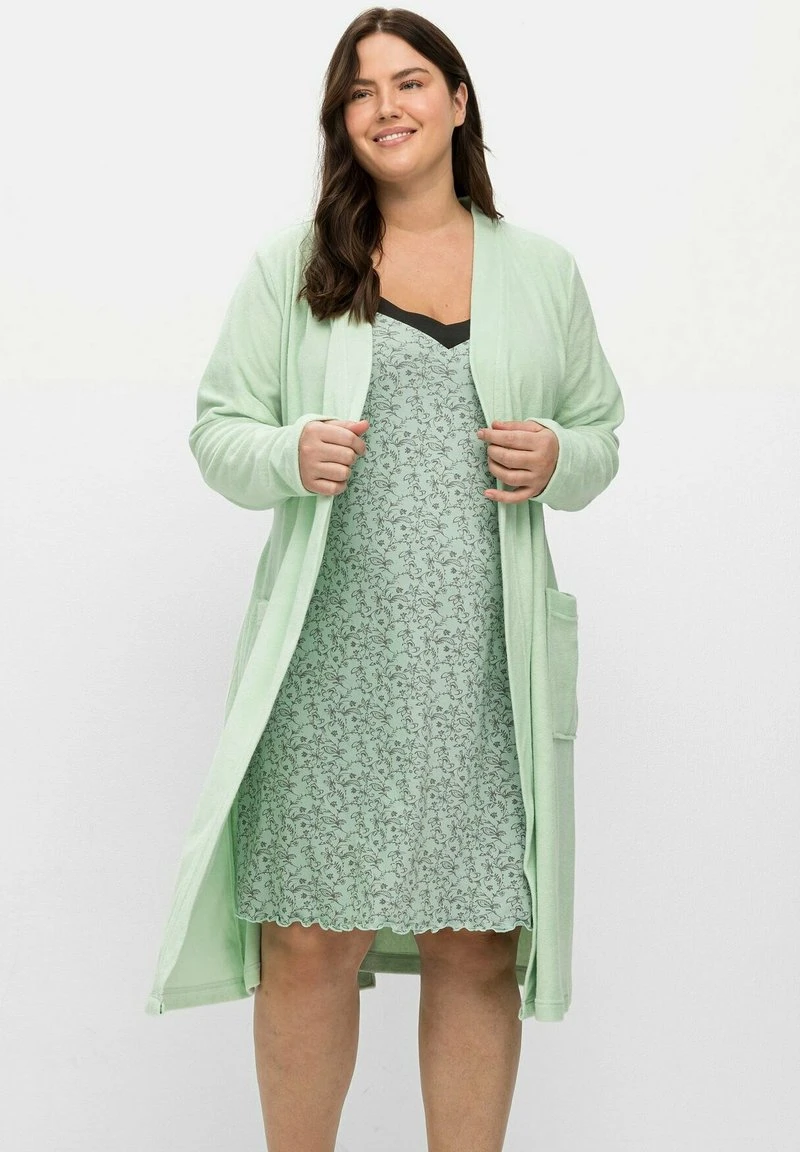 Sheego Bademantel - Mint 3 Sheego Bademantel - Mint