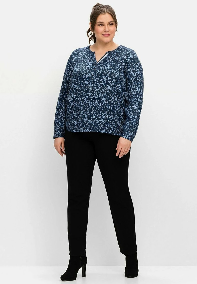 Sheego Tunika - Nachtblau Gemustert 4 Sheego Tunika - Nachtblau Gemustert – Bild 2