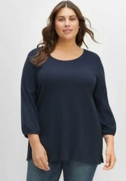 Sheego Langarmshirt - Nachtblau 12 Sheego Langarmshirt - Nachtblau -Sheego 99953afa36e643e39e2d180b52a424fe 1