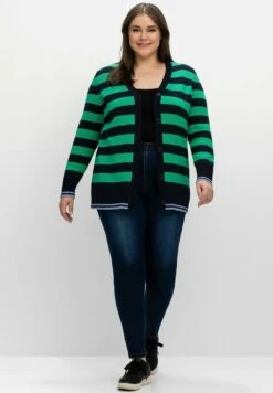 Sheego Strickjacke - Nachtblau Gestreift 9 Sheego Strickjacke - Nachtblau Gestreift -Sheego 9a5efabf0b944d5a917a87bd682a9696