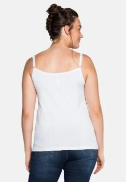 Sheego Top - White 10 Sheego Top - White -Sheego 9aa9768a080046c19a8a0ddd2160b79c