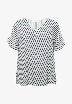 Sheego Tunika - Off-white/marine -Sheego 9bb3499f8c40466eacc901e5121a5736