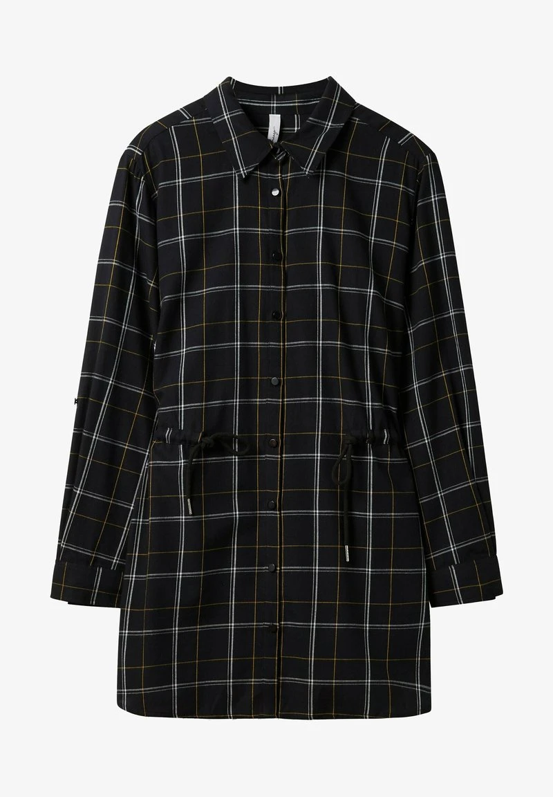 Sheego Hemdbluse - Schwarz Gemustert 7 Sheego Hemdbluse - Schwarz Gemustert – Bild 5