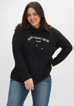 Sheego Kapuzenpullover - Schwarz -Sheego 9c608b897b104496807f8b3d3894a80c 1