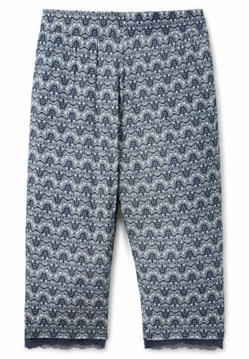 Sheego Nachtwäsche Hose - Marine Bedruckt 8 Sheego Nachtwäsche Hose - Marine Bedruckt – Bild 6