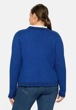 Sheego Strickjacke - Royalblau 10 Sheego Strickjacke - Royalblau -Sheego 9cc93c686f8641e9bbf635b78603a427