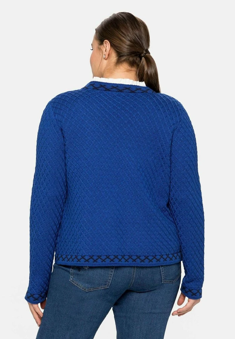 Sheego Strickjacke - Royalblau 5 Sheego Strickjacke - Royalblau – Bild 3