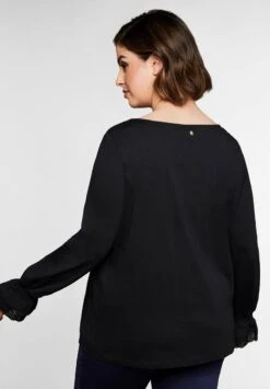 Sheego Langarmshirt - Schwarz 10 Sheego Langarmshirt - Schwarz -Sheego 9e2827d90bcf409ab6777a3f62c308c2