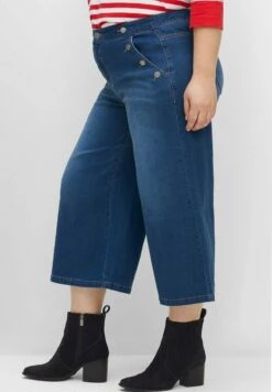 Sheego Flared Jeans - Blue Used Denim 11 Sheego Flared Jeans - Blue Used Denim -Sheego 9e745e8e3e414baca8429b7723677951