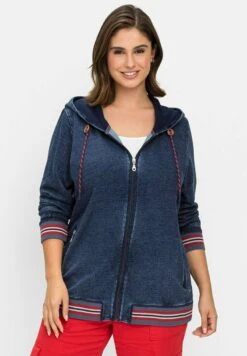 Sheego Sweatjacke - Dark Blue Denim 13 Sheego Sweatjacke - Dark Blue Denim -Sheego 9f43abb2d2614a7f8febf5c83866a42f 1