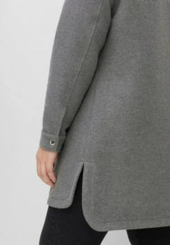 Sheego Kurzmantel - Grau Meliert -Sheego 9f98e419f68d483faf3e35a7c730ce6b