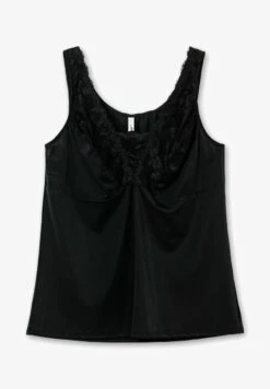 Sheego Unterhemd/-shirt - Schwarz -Sheego 9fa3f747df3b4a25886090574c4cb9a5