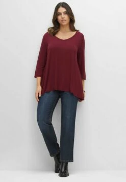 Sheego Langarmshirt - Weinrot 9 Sheego Langarmshirt - Weinrot -Sheego 9fedd489ca624d20af3510d550f5561b