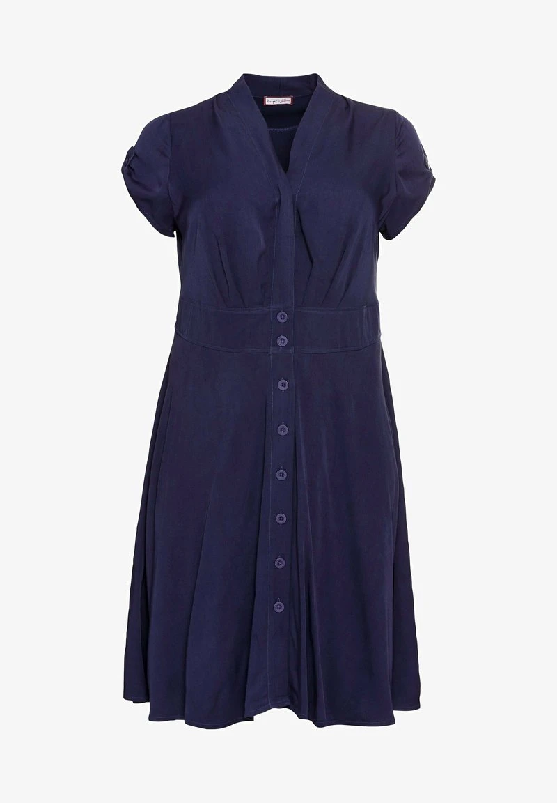 Sheego Blusenkleid - Nachtlila 7 Sheego Blusenkleid - Nachtlila – Bild 5