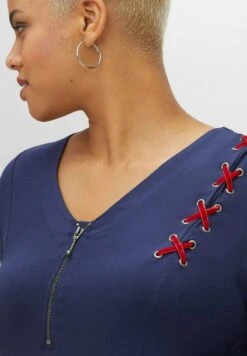 Sheego Jerseykleid - Marine 11 Sheego Jerseykleid - Marine -Sheego a0c4f32b7f534244ba85cd22ad98a5c6